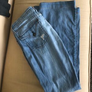 Hudson Jeans (light wash bell bottoms)